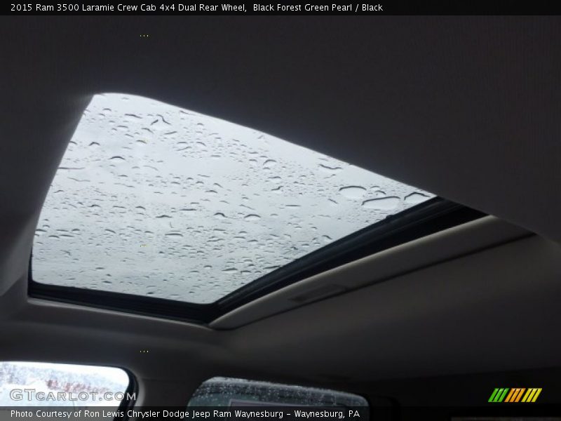Sunroof of 2015 3500 Laramie Crew Cab 4x4 Dual Rear Wheel