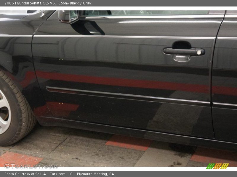 Ebony Black / Gray 2006 Hyundai Sonata GLS V6