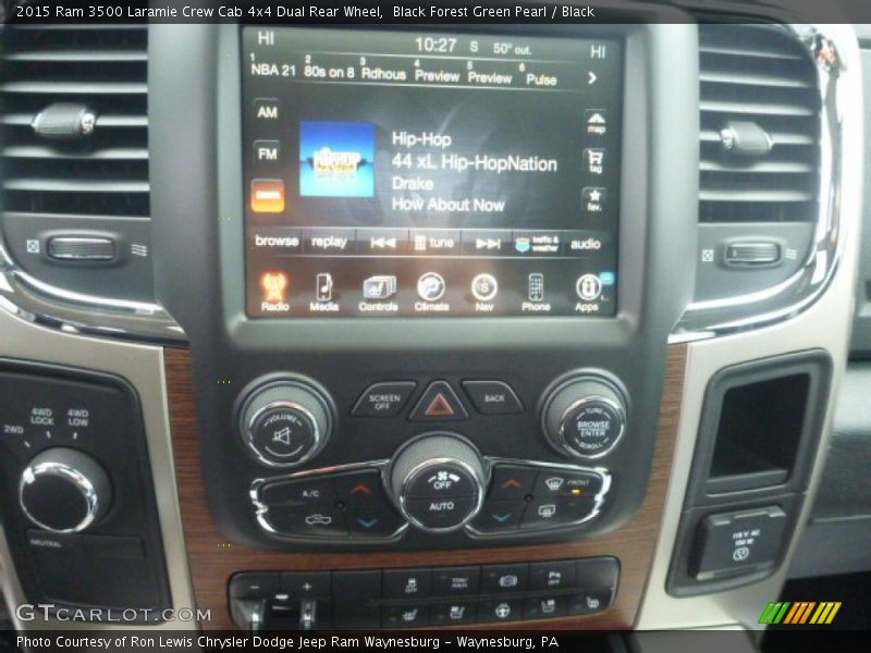 Controls of 2015 3500 Laramie Crew Cab 4x4 Dual Rear Wheel