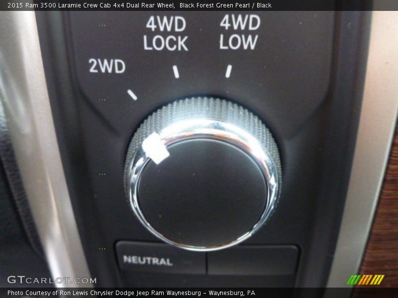 Controls of 2015 3500 Laramie Crew Cab 4x4 Dual Rear Wheel