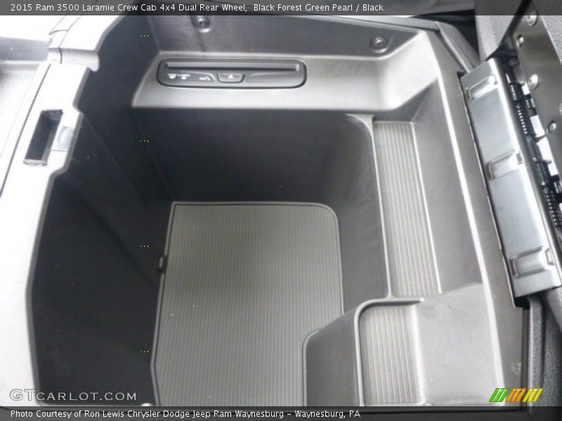 Black Forest Green Pearl / Black 2015 Ram 3500 Laramie Crew Cab 4x4 Dual Rear Wheel