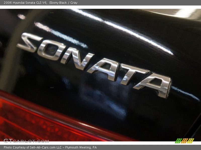 Ebony Black / Gray 2006 Hyundai Sonata GLS V6