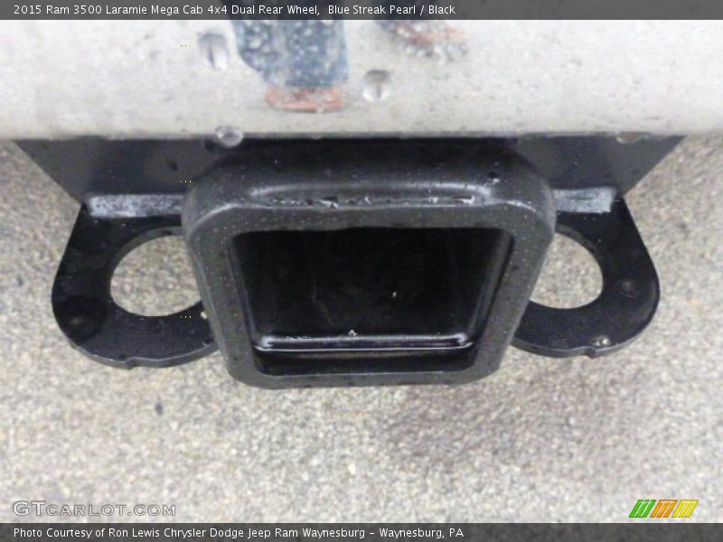 Blue Streak Pearl / Black 2015 Ram 3500 Laramie Mega Cab 4x4 Dual Rear Wheel