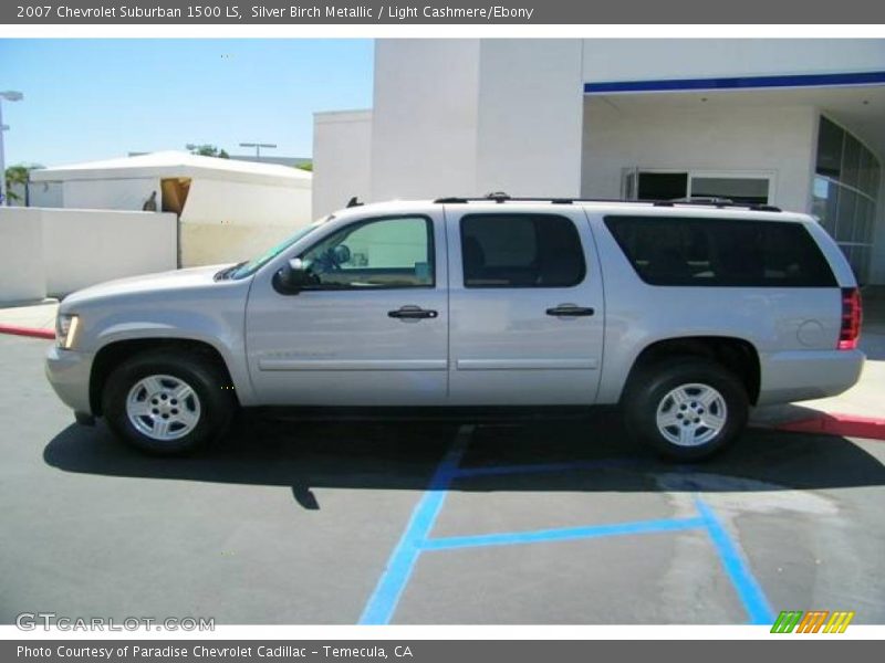 Silver Birch Metallic / Light Cashmere/Ebony 2007 Chevrolet Suburban 1500 LS
