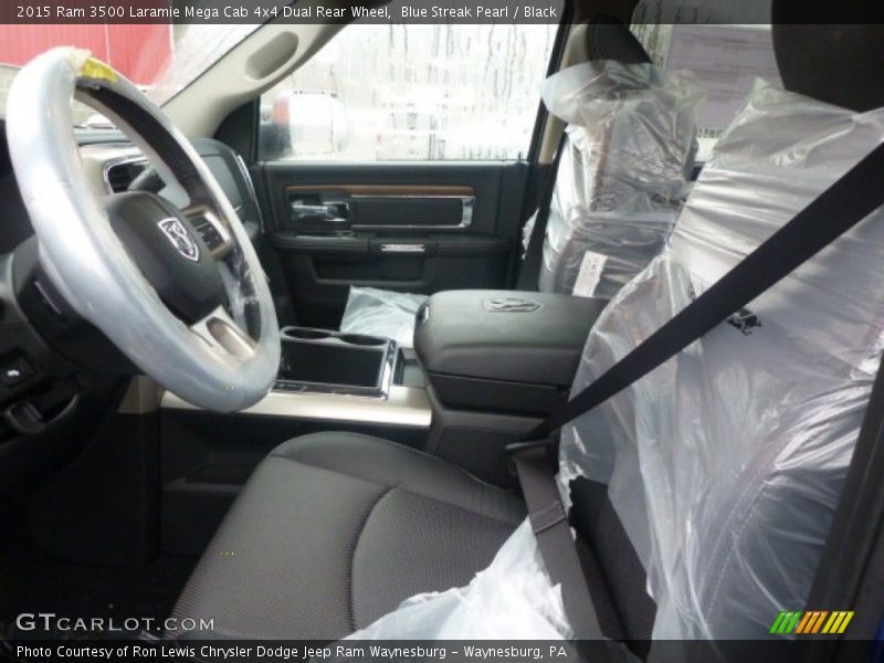  2015 3500 Laramie Mega Cab 4x4 Dual Rear Wheel Black Interior