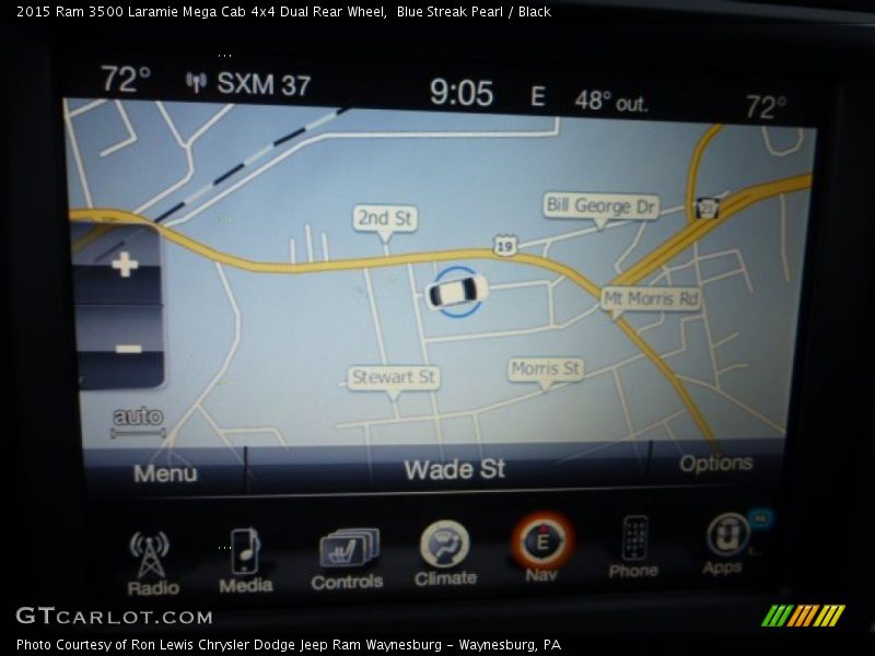 Navigation of 2015 3500 Laramie Mega Cab 4x4 Dual Rear Wheel