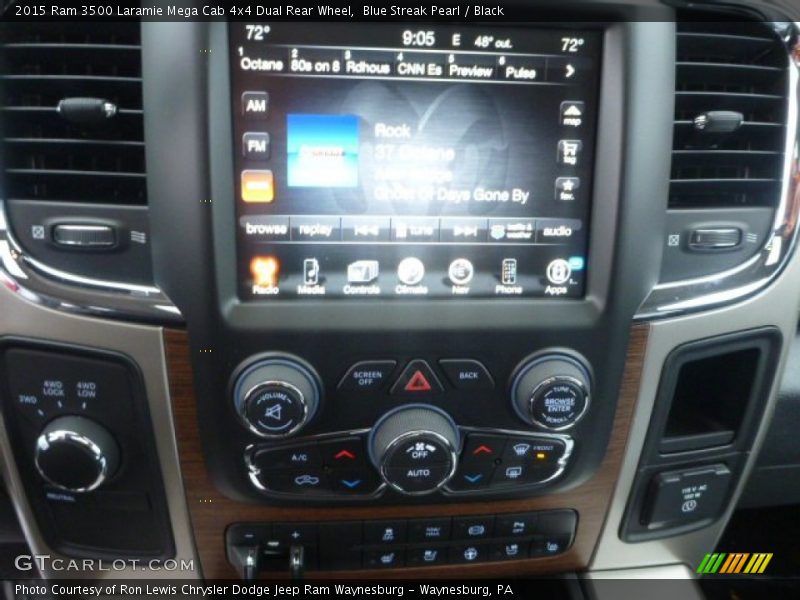 Controls of 2015 3500 Laramie Mega Cab 4x4 Dual Rear Wheel