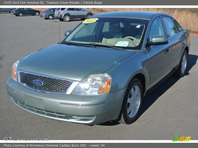 Titanium Green Metallic / Pebble Beige 2005 Ford Five Hundred SE