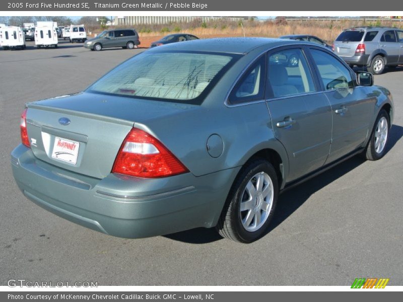 Titanium Green Metallic / Pebble Beige 2005 Ford Five Hundred SE