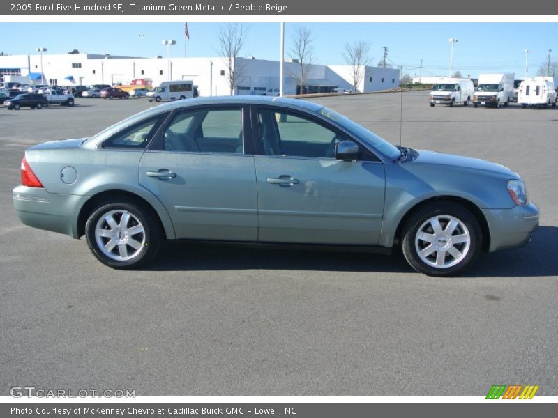 Titanium Green Metallic / Pebble Beige 2005 Ford Five Hundred SE