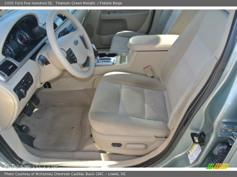 Titanium Green Metallic / Pebble Beige 2005 Ford Five Hundred SE