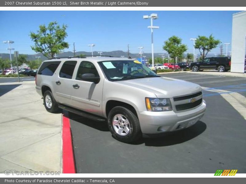 Silver Birch Metallic / Light Cashmere/Ebony 2007 Chevrolet Suburban 1500 LS