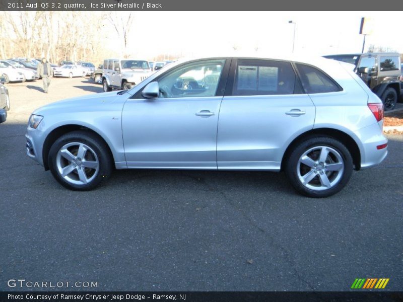 Ice Silver Metallic / Black 2011 Audi Q5 3.2 quattro