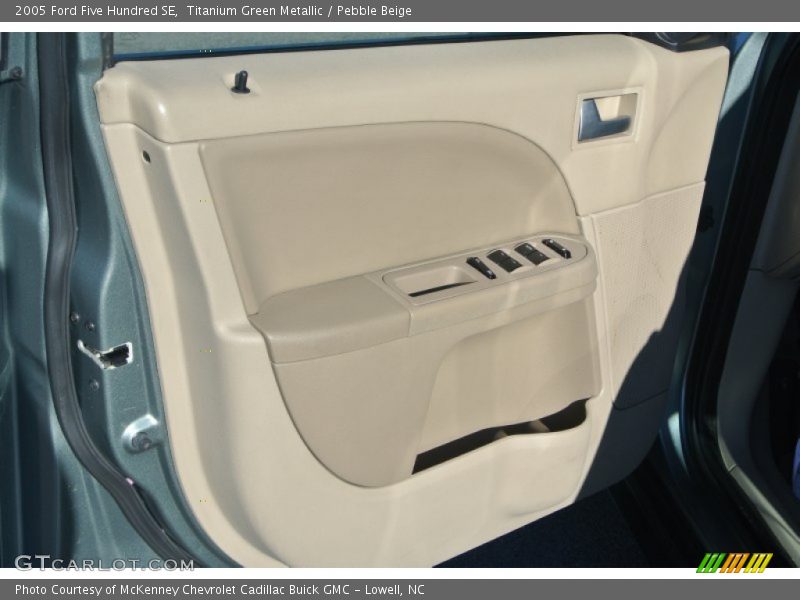 Titanium Green Metallic / Pebble Beige 2005 Ford Five Hundred SE