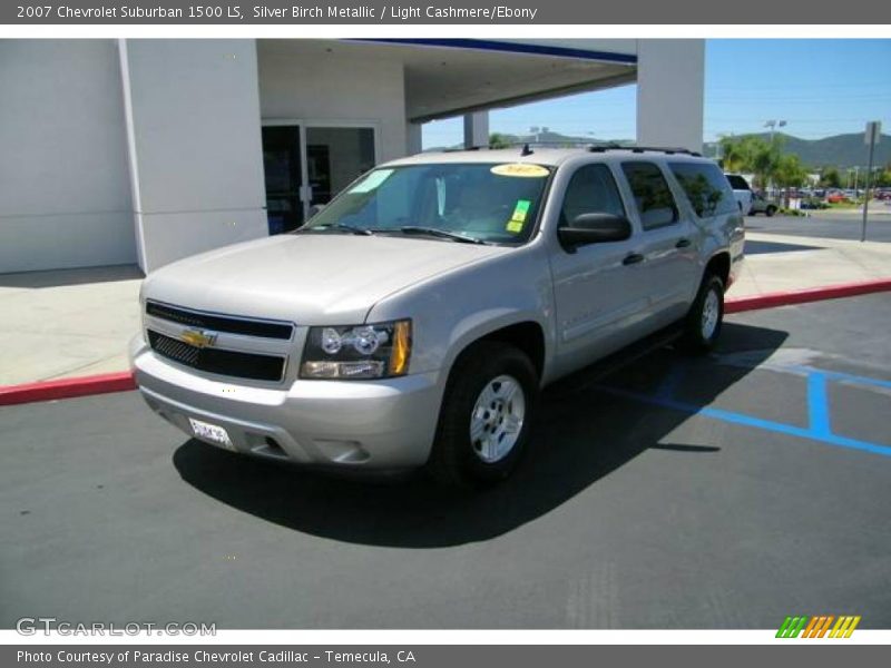 Silver Birch Metallic / Light Cashmere/Ebony 2007 Chevrolet Suburban 1500 LS