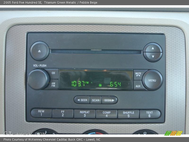 Titanium Green Metallic / Pebble Beige 2005 Ford Five Hundred SE