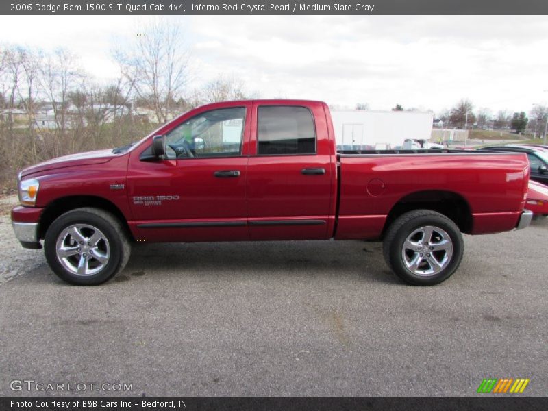 Inferno Red Crystal Pearl / Medium Slate Gray 2006 Dodge Ram 1500 SLT Quad Cab 4x4