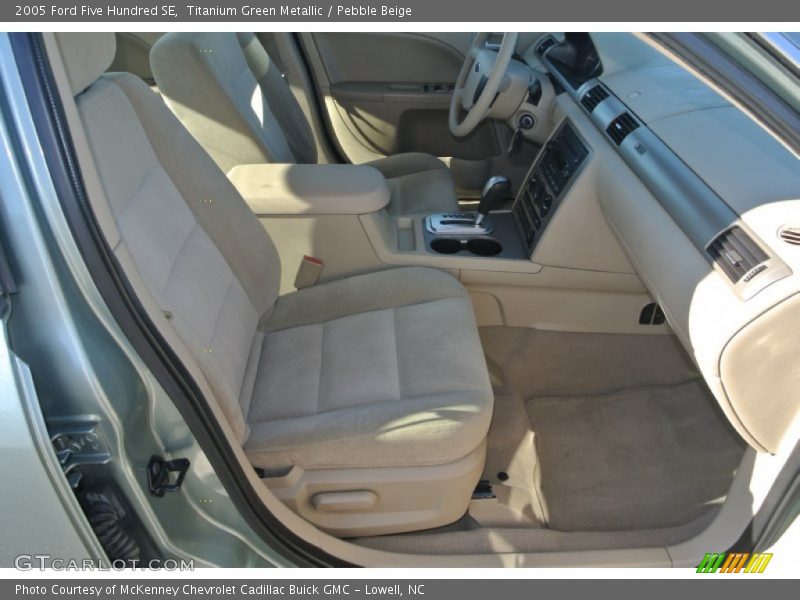 Titanium Green Metallic / Pebble Beige 2005 Ford Five Hundred SE
