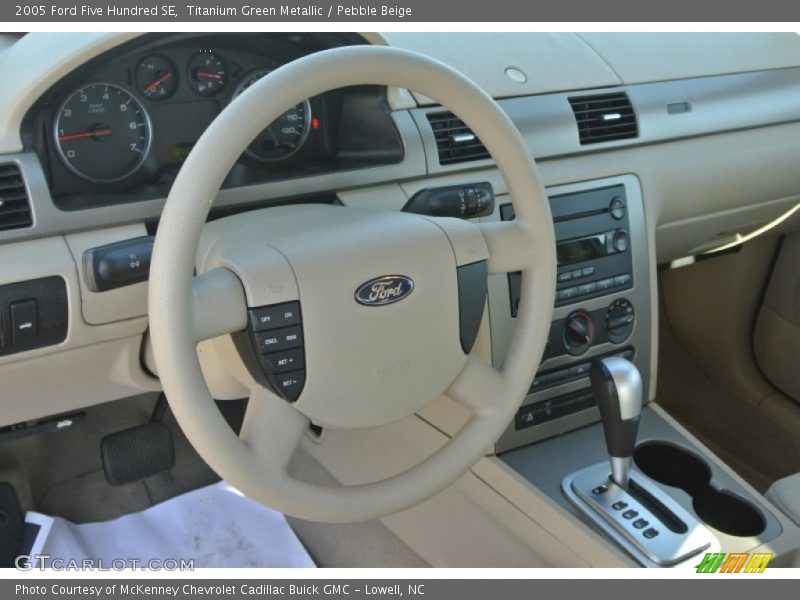 Titanium Green Metallic / Pebble Beige 2005 Ford Five Hundred SE