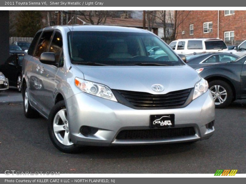 Silver Sky Metallic / Light Gray 2011 Toyota Sienna V6