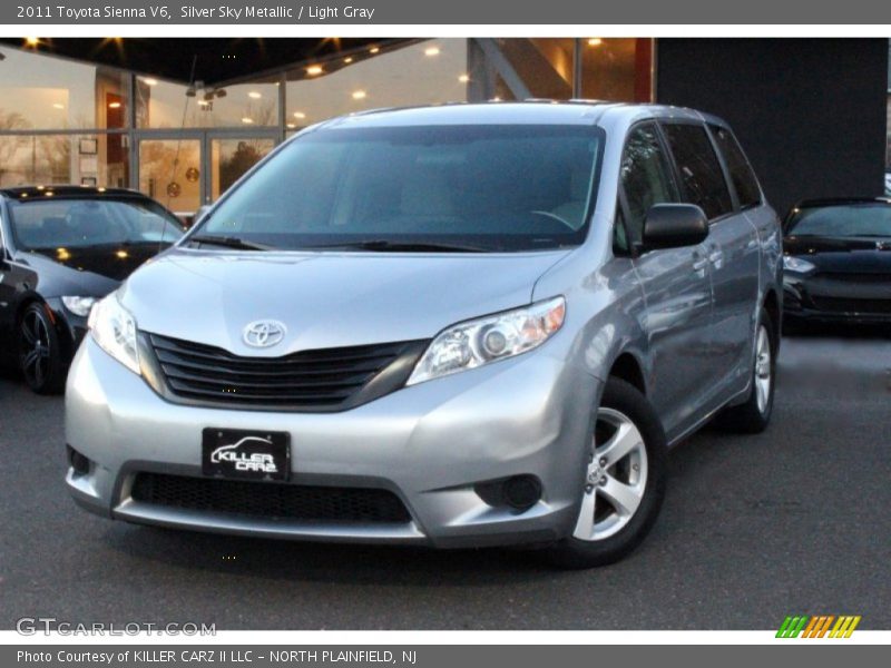 Silver Sky Metallic / Light Gray 2011 Toyota Sienna V6