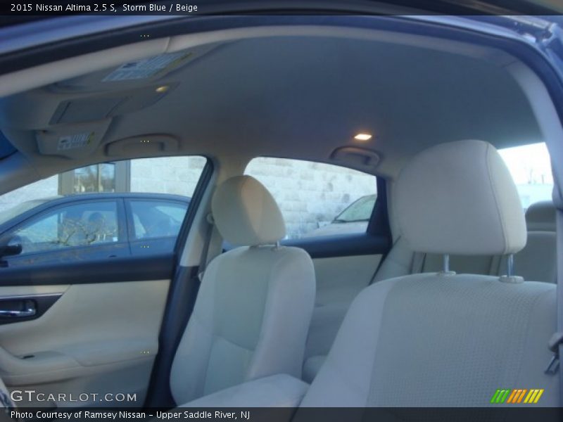 Storm Blue / Beige 2015 Nissan Altima 2.5 S