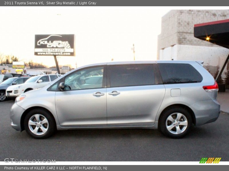 Silver Sky Metallic / Light Gray 2011 Toyota Sienna V6