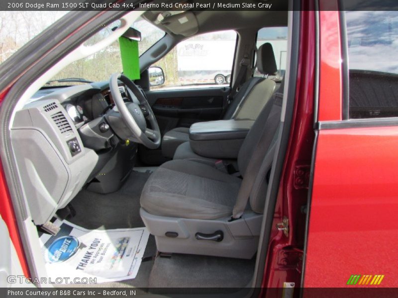 Inferno Red Crystal Pearl / Medium Slate Gray 2006 Dodge Ram 1500 SLT Quad Cab 4x4