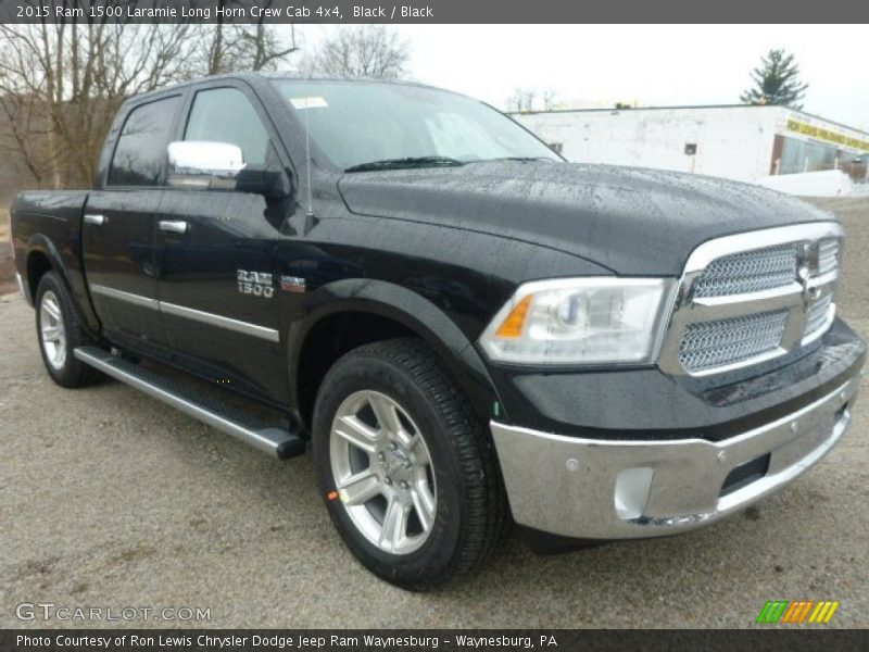 Front 3/4 View of 2015 1500 Laramie Long Horn Crew Cab 4x4