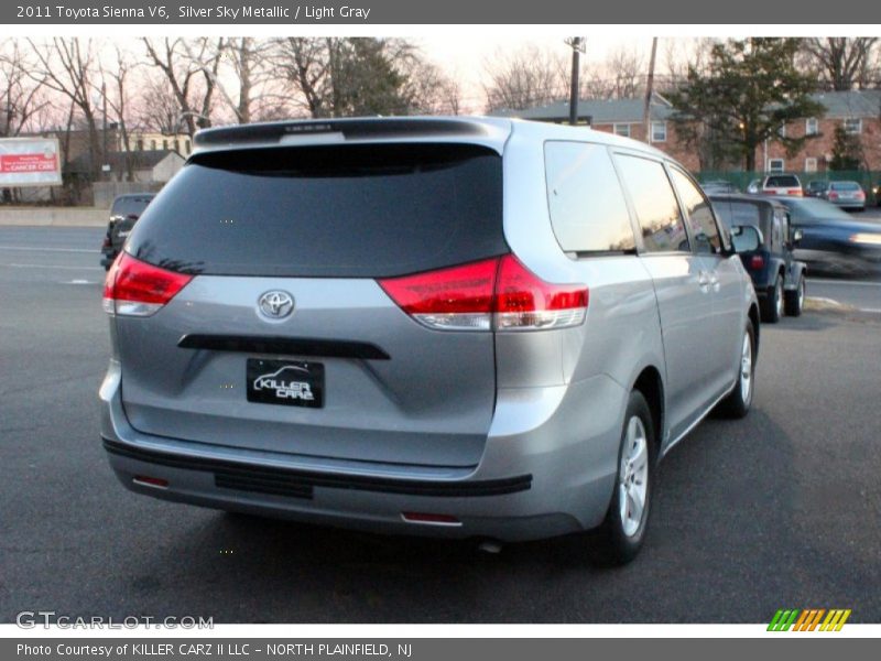 Silver Sky Metallic / Light Gray 2011 Toyota Sienna V6