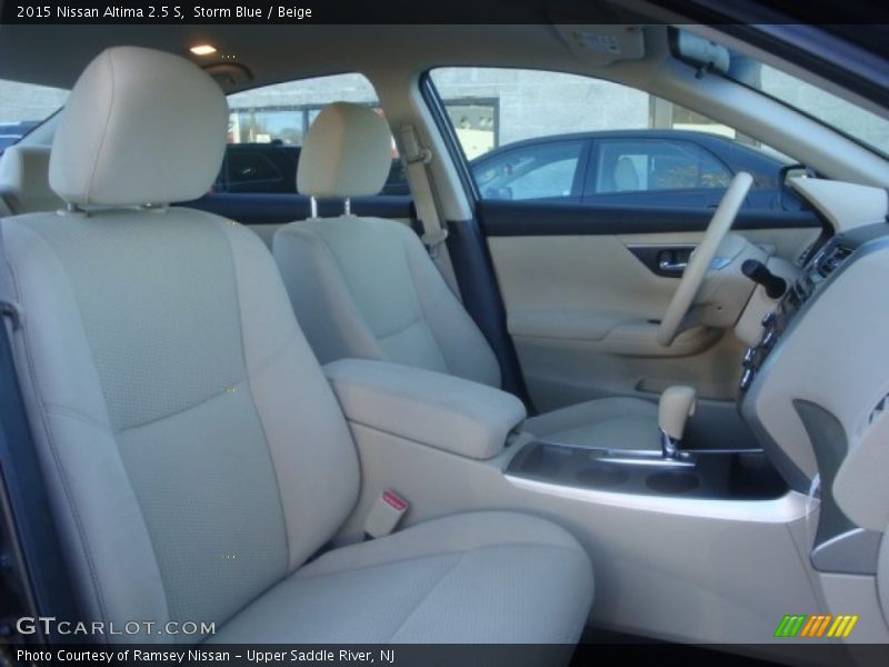 Storm Blue / Beige 2015 Nissan Altima 2.5 S