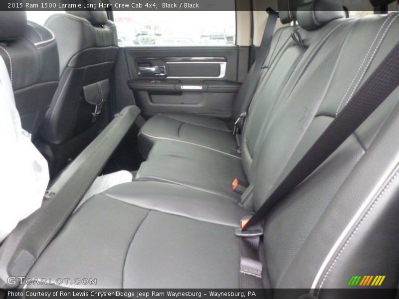 Black / Black 2015 Ram 1500 Laramie Long Horn Crew Cab 4x4