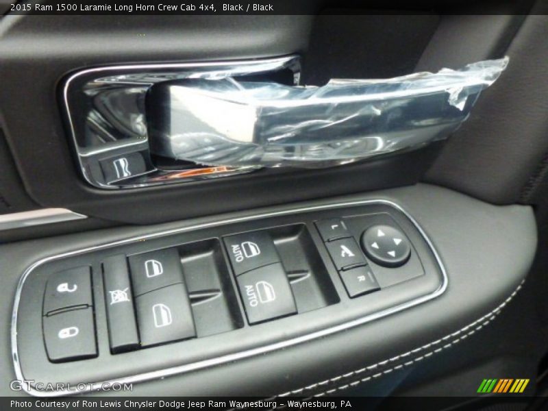 Black / Black 2015 Ram 1500 Laramie Long Horn Crew Cab 4x4