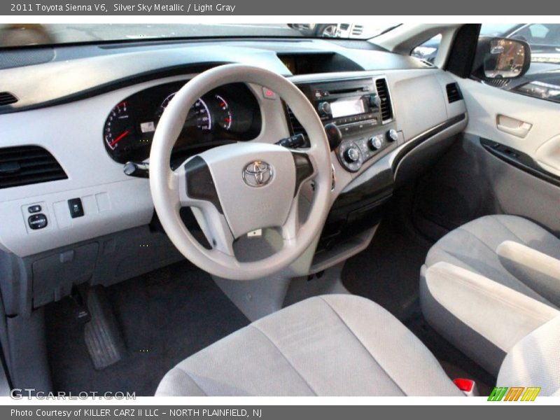 Light Gray Interior - 2011 Sienna V6 