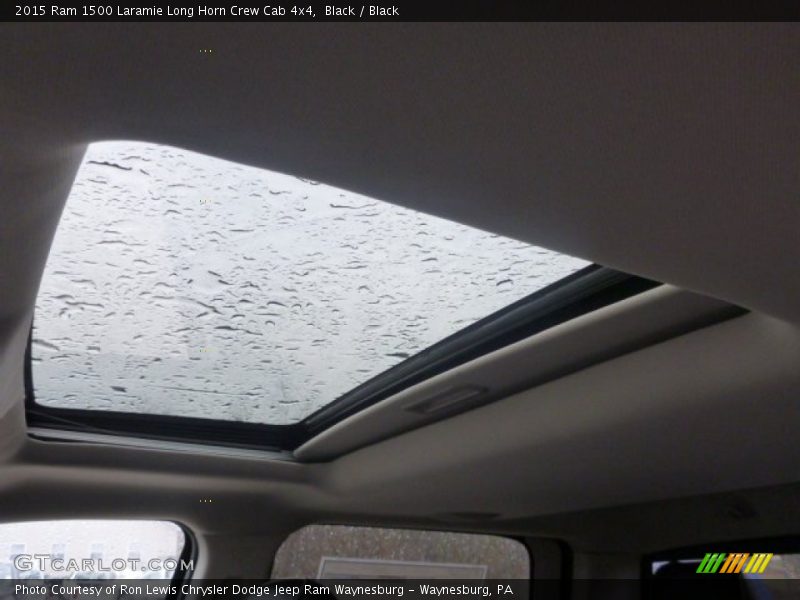 Black / Black 2015 Ram 1500 Laramie Long Horn Crew Cab 4x4