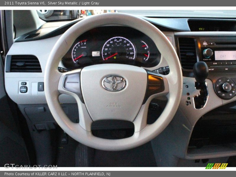 Silver Sky Metallic / Light Gray 2011 Toyota Sienna V6