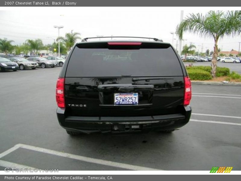 Black / Ebony 2007 Chevrolet Tahoe LS