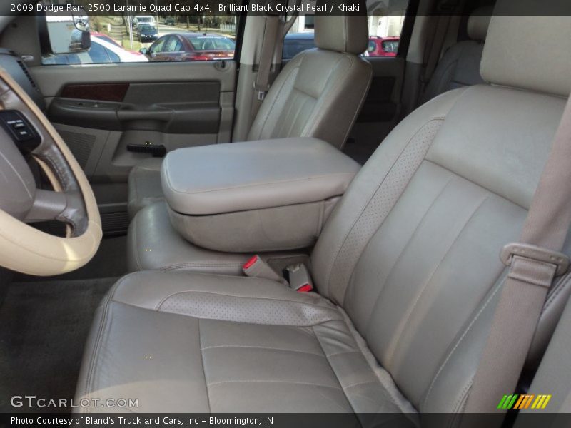 Front Seat of 2009 Ram 2500 Laramie Quad Cab 4x4