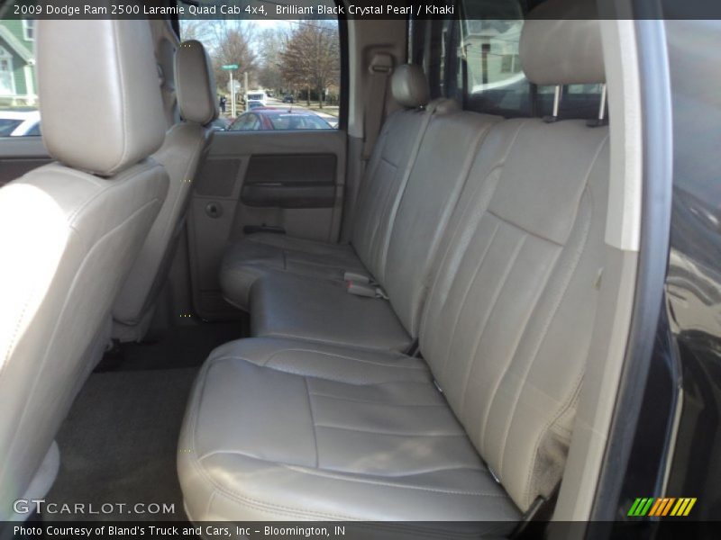 Rear Seat of 2009 Ram 2500 Laramie Quad Cab 4x4