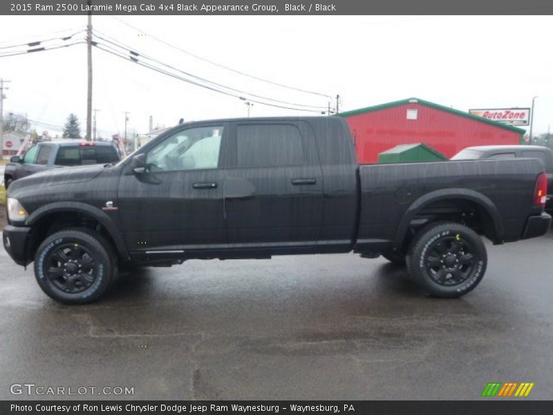  2015 2500 Laramie Mega Cab 4x4 Black Appearance Group Black