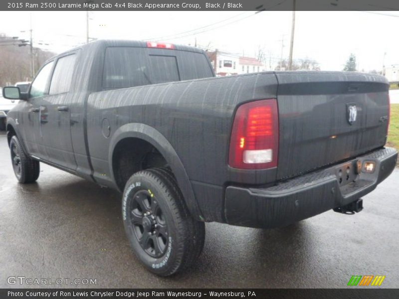 Black / Black 2015 Ram 2500 Laramie Mega Cab 4x4 Black Appearance Group