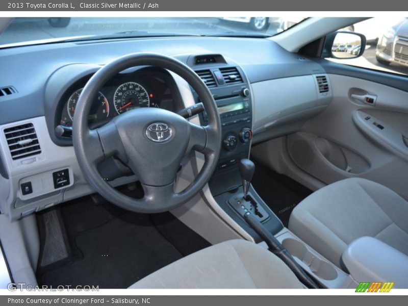 Classic Silver Metallic / Ash 2013 Toyota Corolla L
