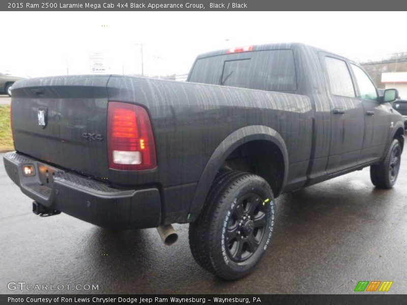 Black / Black 2015 Ram 2500 Laramie Mega Cab 4x4 Black Appearance Group