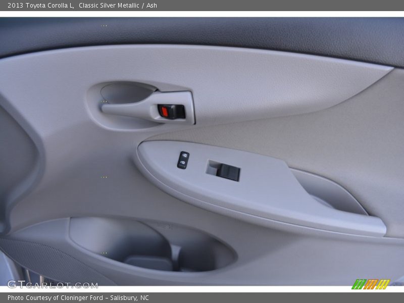 Classic Silver Metallic / Ash 2013 Toyota Corolla L