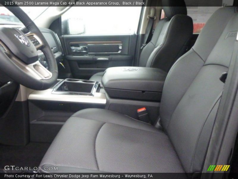 Black / Black 2015 Ram 2500 Laramie Mega Cab 4x4 Black Appearance Group