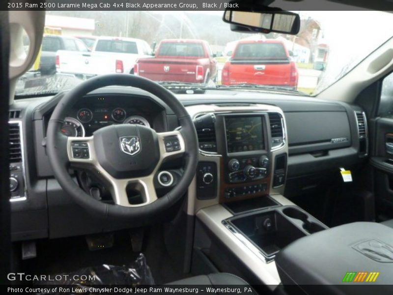 Black / Black 2015 Ram 2500 Laramie Mega Cab 4x4 Black Appearance Group