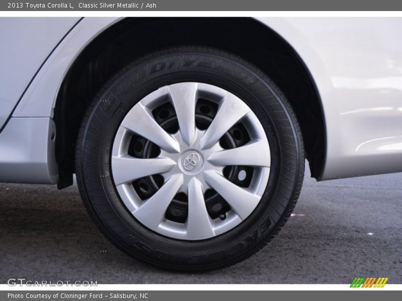 Classic Silver Metallic / Ash 2013 Toyota Corolla L