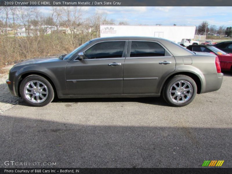 Dark Titanium Metallic / Dark Slate Gray 2009 Chrysler 300 C HEMI