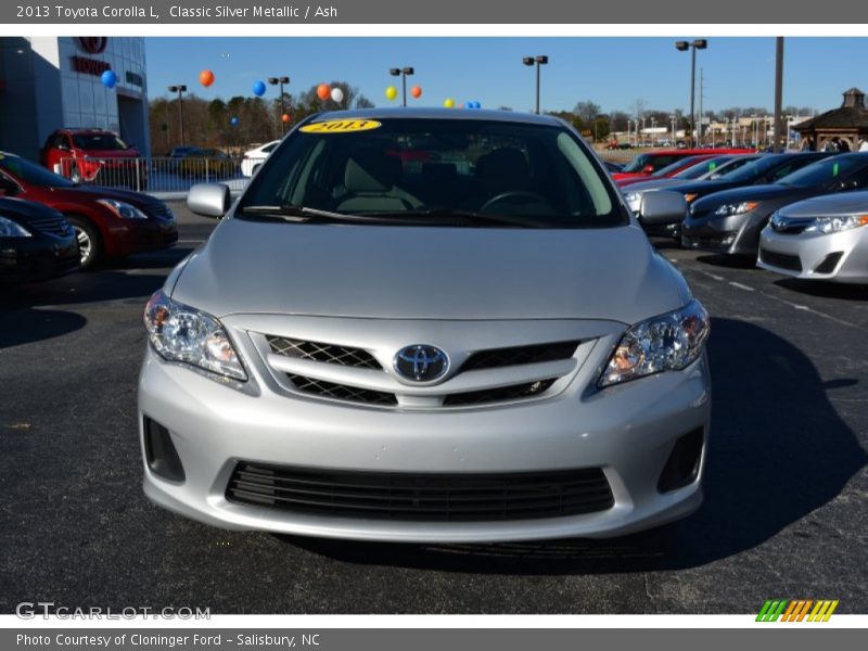 Classic Silver Metallic / Ash 2013 Toyota Corolla L