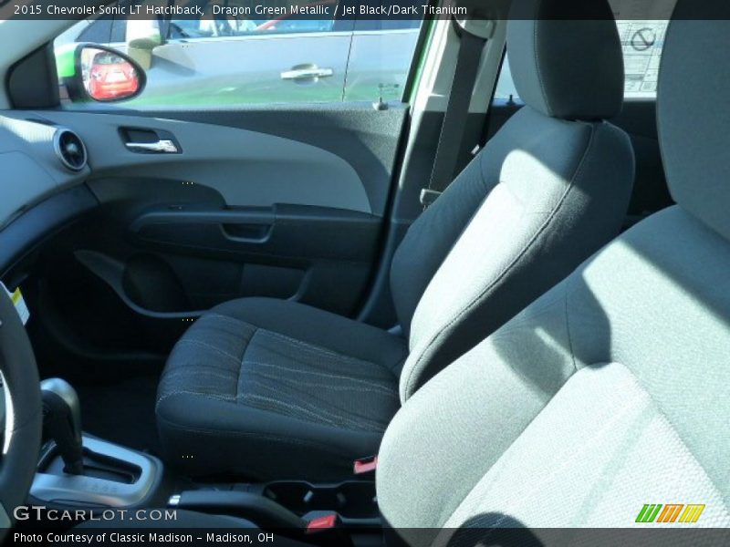 Dragon Green Metallic / Jet Black/Dark Titanium 2015 Chevrolet Sonic LT Hatchback